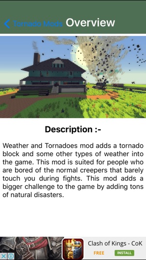 TORNADO MOD - Tornado Mod For Minecraft Game PC Pocket Guide(圖3)-速報App