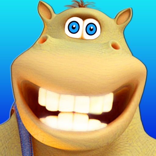 Talking Hippo Rock Icon