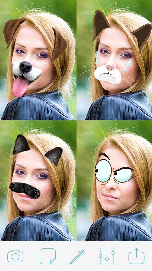 Photo Doggy Face Photo Booth - 1.1 - (iOS)