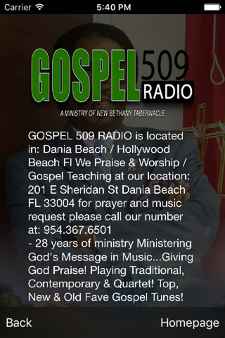 Gospel 509 Radio screenshot 3