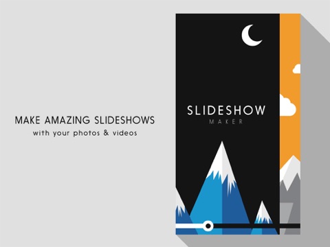 Slideshow Maker - Combine Photos, Videos and Music for YouTube & Instagram iPad screenshot 1 - Photo & Video app