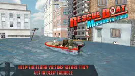 Game screenshot Boat Rescue Mission in Flood : Coast Emergency Rescue & Life Saving Simulation Game apk