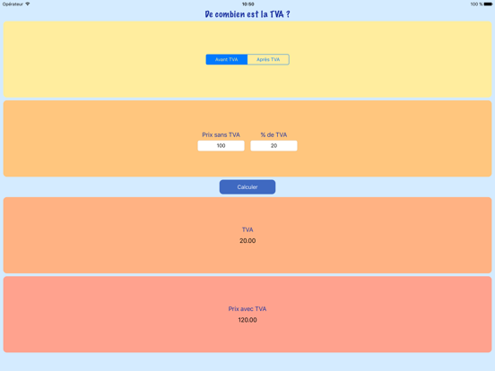 Screenshot #4 pour Calculatrice TVA Gratuite