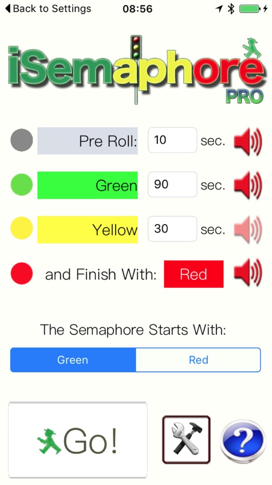 #1. i Semaphore Pro - traffic light with countdown (iOS) By: Massimiliano Borrelli