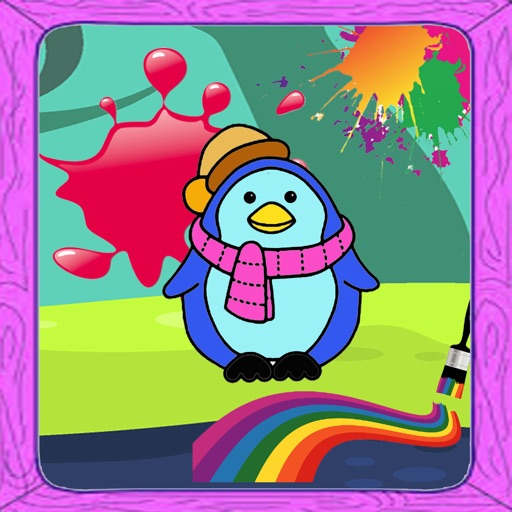 Coloring For Kids Paint Penguin Edition Edition iOS App