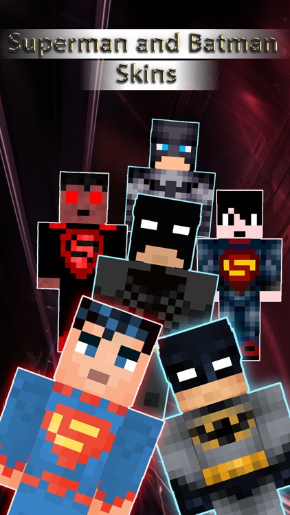 Batman & Superman Skins Collection Pro - for Minecraft Pocket Edition Lite