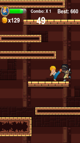 Dungeon Fighter - 8 Bit Endless Kung Fu Fighting Game screenshot