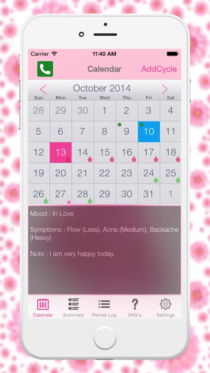 Menstrual Period Tracker - Fertility & Ovulation Tracker and Period Calendar