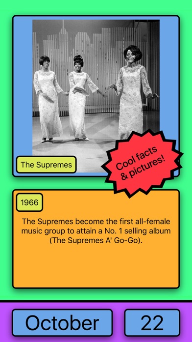 History Blam! Today in History - Historical Facts and Pictures iPhone screenshot 4 - Education app