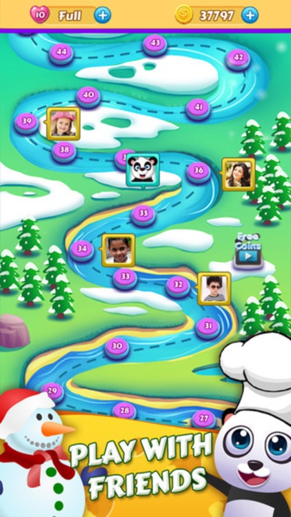 Panda's Cookie Mania - 3 match sweet crush game