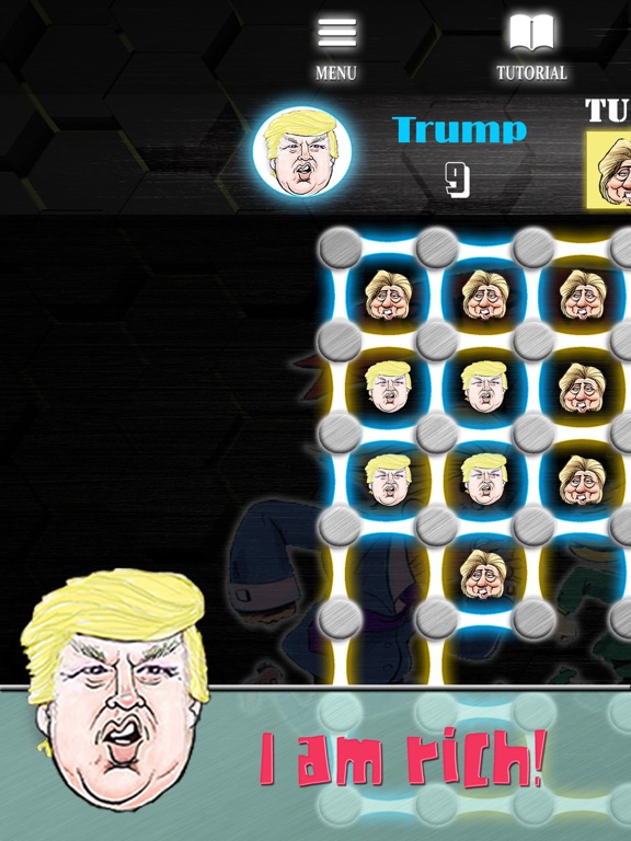 Clash of Candidates! Slip Dots Away Get One Square (Politics in Pocket)