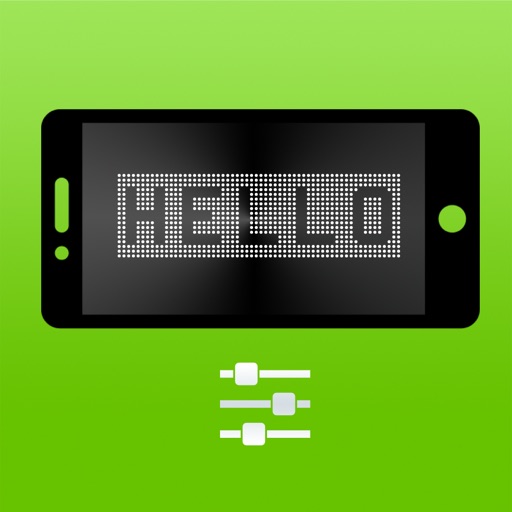 LED Text - gorgeous banner LED/LCD message display app icon