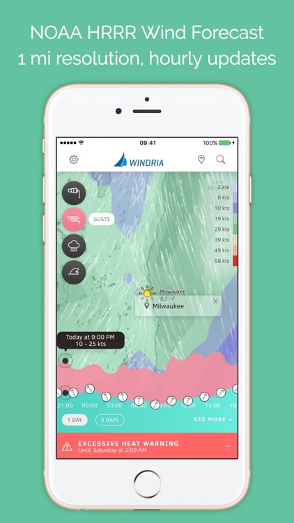 Windria - Great Lakes (NOAA high-res Wind/waves/currents forecast)