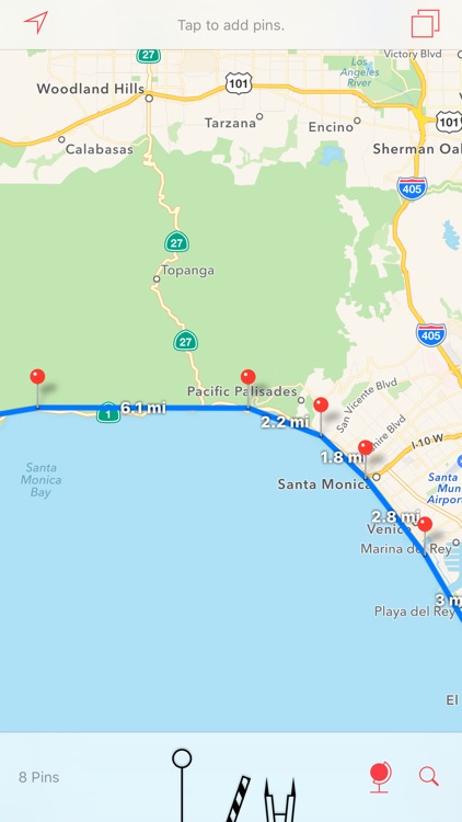 Maps Studio – Measure Distances, Areas and Radii