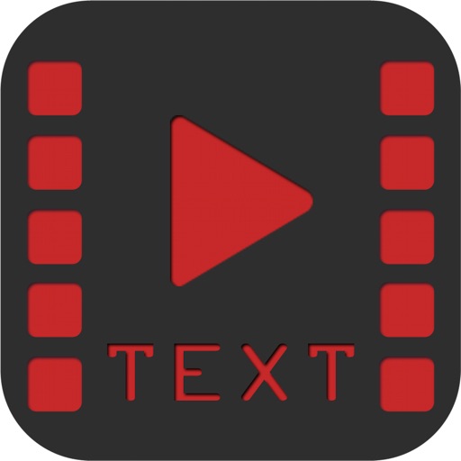 Text On Video -  Add multiple animated captions and quotes and emoji to your movie clips or videos for Instagram icon