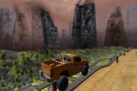 Monster Truck Free: Crazy Stunt Racer screenshot 2