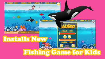 企鵝的釣魚遊戲免費為孩子們 screenshot