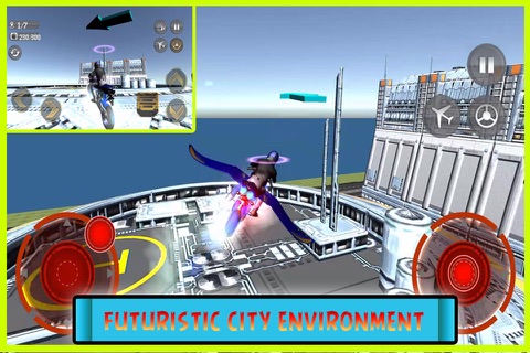 Flying Motorcycle Simulator Pro screenshot 3