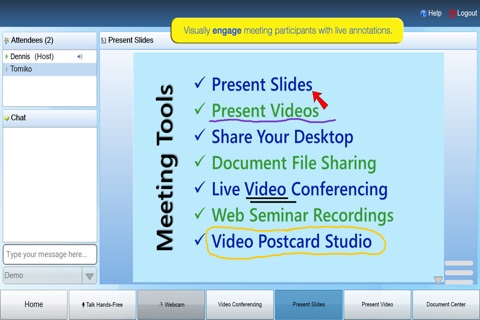 Live Conference PRO™ Web Meetings screenshot 4