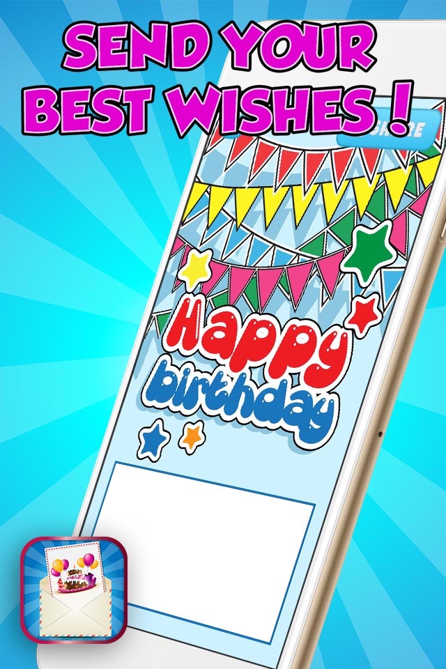 Birthday Party Invitations Maker – Best Collection of Happy B-day Greeting e-Card.s screenshot 3