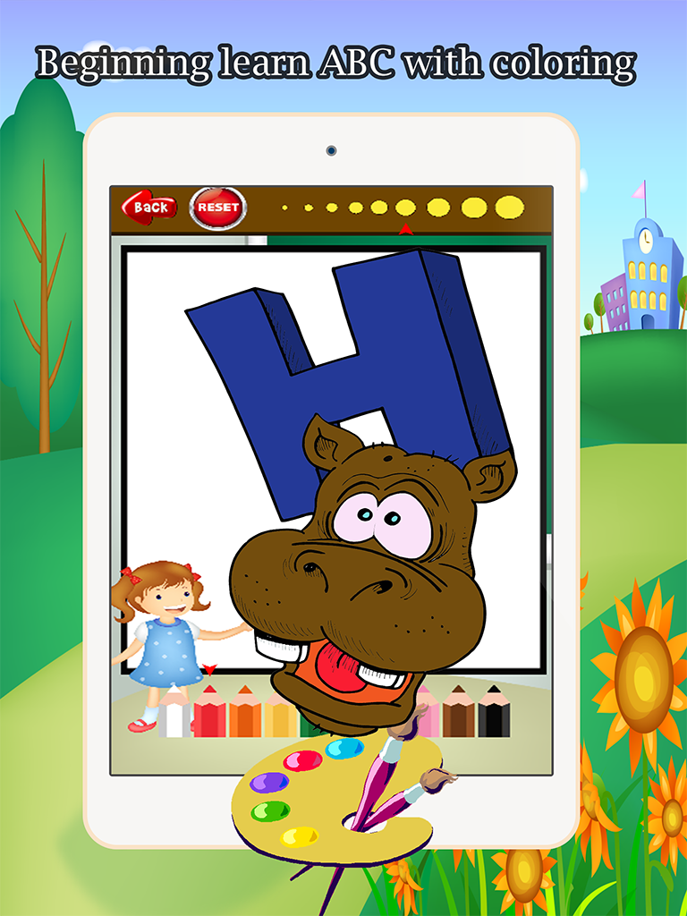 Drawing & paint ABC Coloring Book for kid age 1-10 screenshot 8