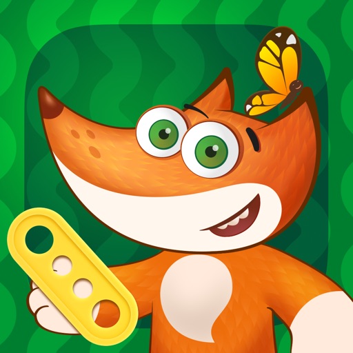 Tim the Fox - Puzzle - free preschool puzzle game iOS App