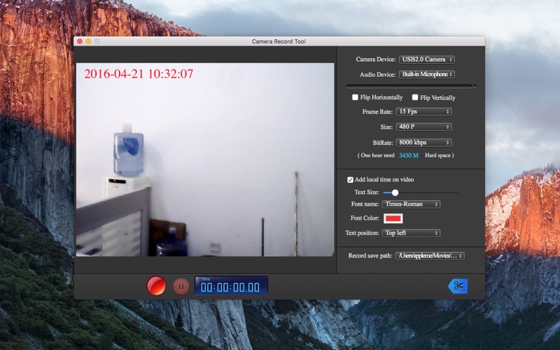Screenshot #1 for Camera Record HD - Capture Video Recorder Lite