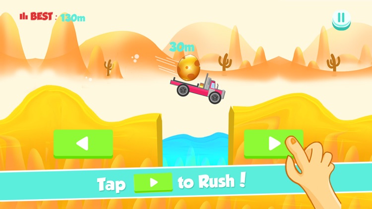 Tiny Car on Risky Road Adventure - Don't Fall the Big Golden Egg