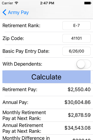 Army Pay screenshot 3