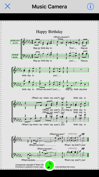 What’s My Note? - Scan & hear your sheet music