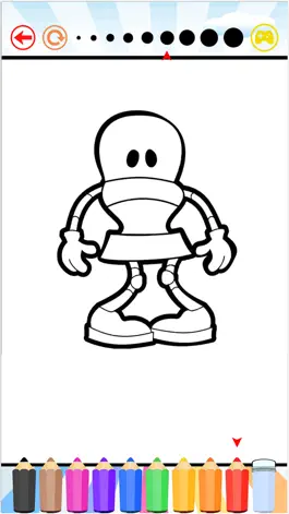 Game screenshot Robot Coloring Book For Kids apk