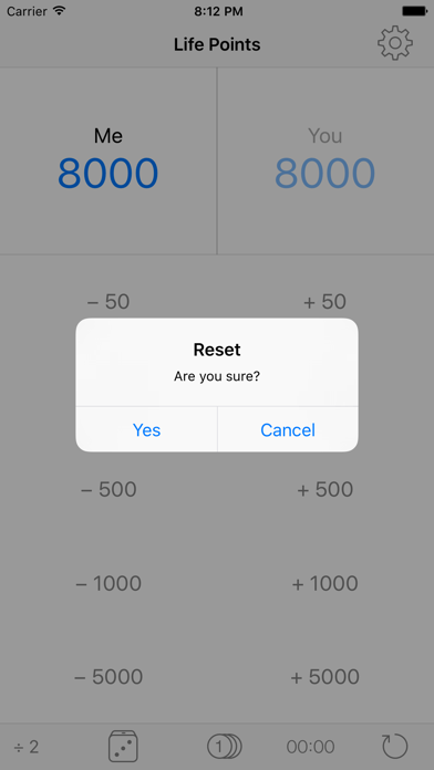 YugiCalc: Life Point Calculator iPhone screenshot 5 - Utilities app