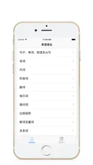 英语语法 - 语法 详解+英语语法练习题大全 iphone screenshot 1