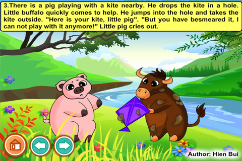 A dirty buffalo (Story and games for kids) screenshot 2