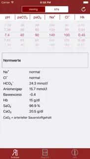 bga - blutgasanalyse iphone bildschirmfoto 2