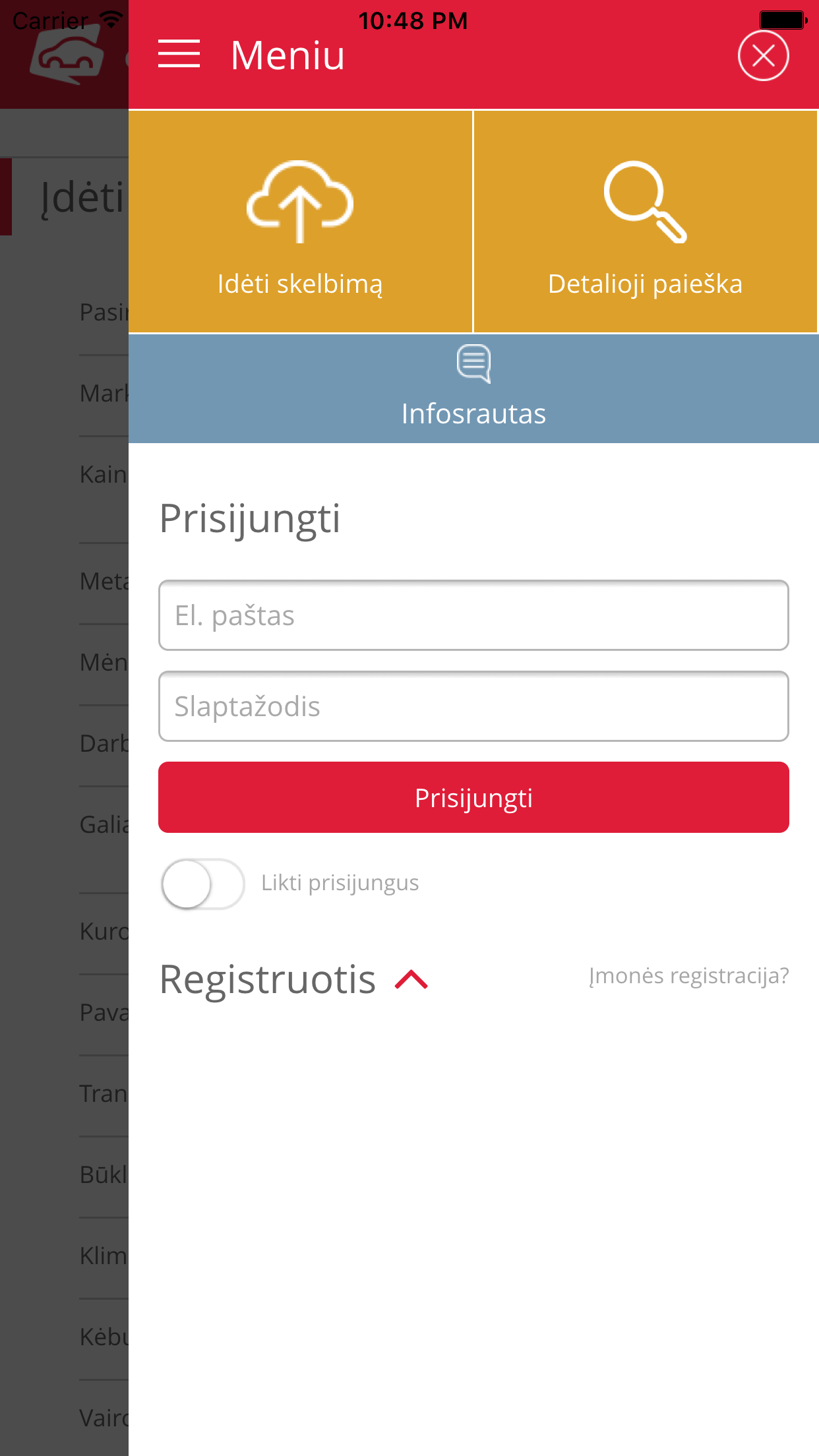 Autobilis.lt screenshot 4