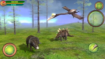 Screenshot #1 pour Pterosaur Flight Simulator 3D