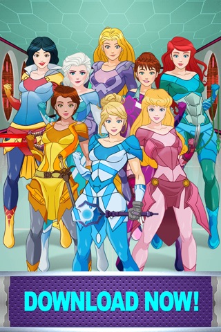 Super Hero Princess Dress-Up 2 – Beauty Makeover Games for Girls Free screenshot 3