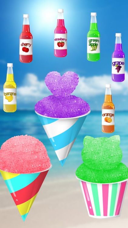 Snow Cone Maker - Happy Summer Frozen Food Making Games