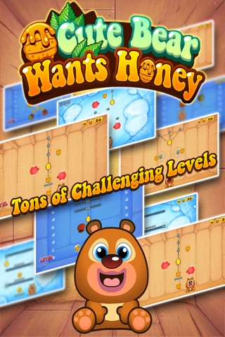 Where's my honey? - Action physics puzzle game screenshot 2
