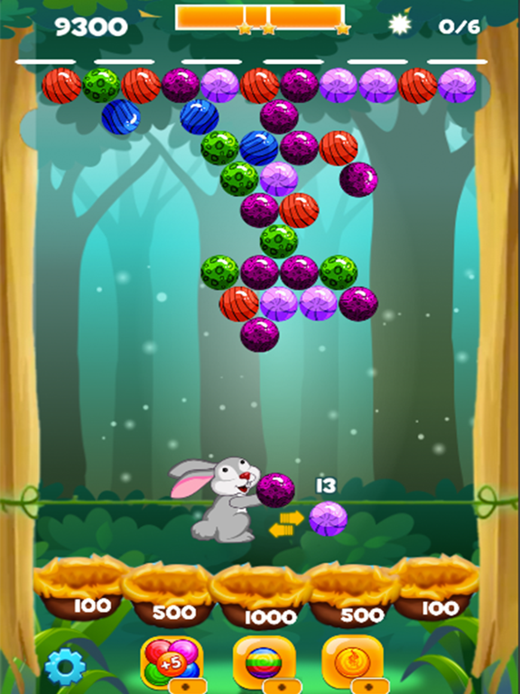 Screenshot #6 pour Rabbit Turtle POP! - Bubble Shooter