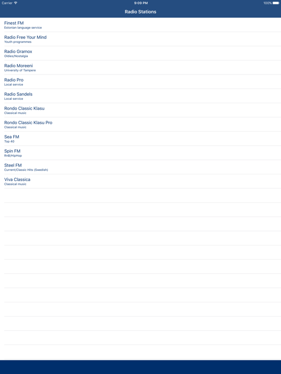 Screenshot #4 pour Radio Finland FM - Streaming and listen to live online music, news show and Finnish charts musiikki