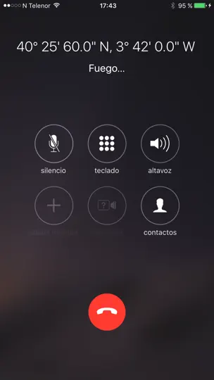 Captura de pantalla de Llamada De Emergencia en iPhone 2