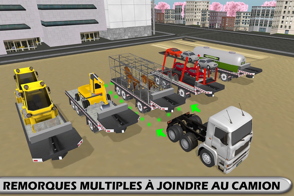 Ultimate Big Truck Car Transport Trailer Simulator screenshot 2