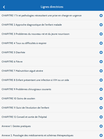 Screenshot #5 pour Mémento électronique des soins hospitaliers pédiatriques