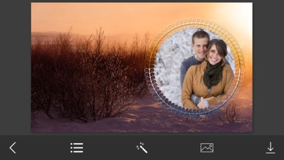 Snowfall Photo Frames - Creative Frames for your photo iPhone screenshot 4 - Photo & Video app
