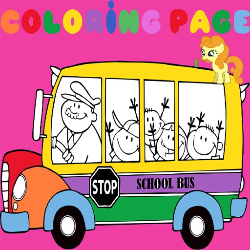 Coloring Pages For Kids - Little Pony Version