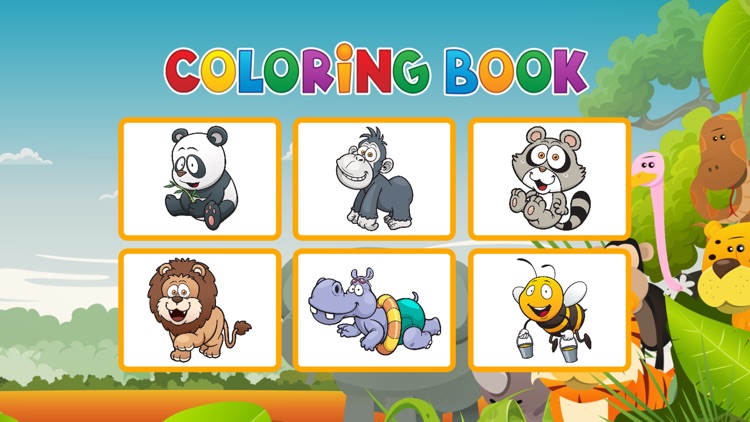 Animals Coloring Book - Painting Game for Kids