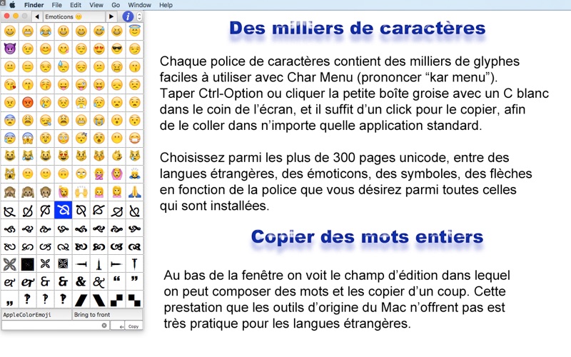 Screenshot #1 pour Char Menu Lite