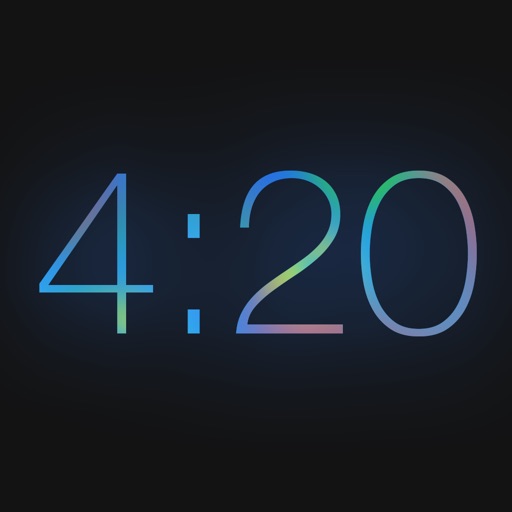 Tijd - large type fullscreen nightstand clock for bad vision Icon